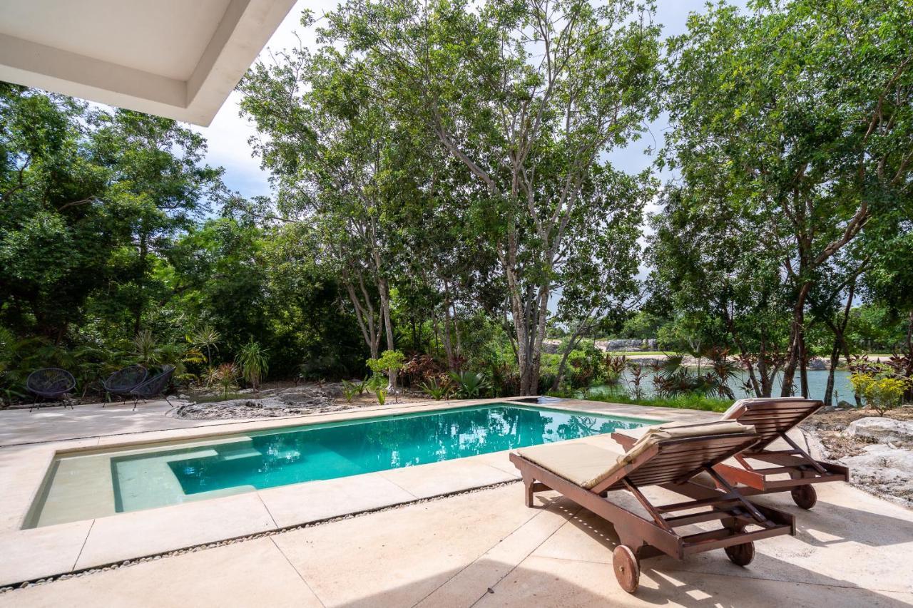 Tulum Country Club Private Villa With Pool 18 People Екстер'єр фото